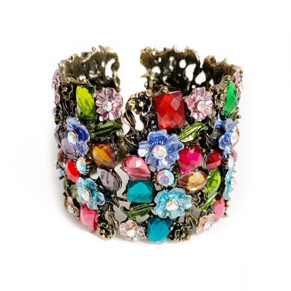 Floral Bracelet Cuff